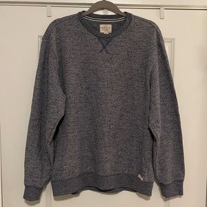 Weatherproof Blue/grey Marled Crewneck Sweatshirt